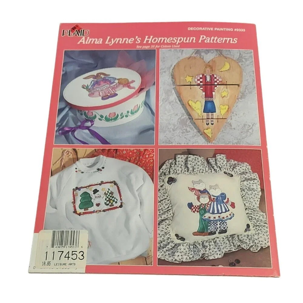 1997 Plaid Alma Lynn's Homespun Traceable Patterns Decorative Painting #9333
